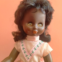 Стара кукла негърка афро Германия винтидж 40 см, снимка 1 - Колекции - 44925353