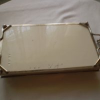 Винтидж стара 20г  поднос  от порселан метал , снимка 7 - Аксесоари за кухня - 38736798