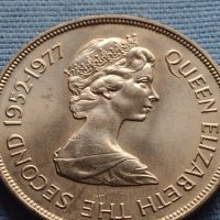 Монета 25 пенса 1977г. Гибралтар 25г. От коронацията на кралица Елизабет втора 40435, снимка 9 - Нумизматика и бонистика - 42711310