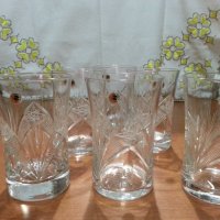 Кристални чаши за вода серия Зорница , снимка 8 - Антикварни и старинни предмети - 44465936