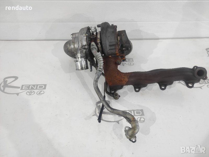 Турбо с изпускателен колектор Toyota Corolla Verso 2004-2009 2AD 17201-0R020, снимка 1