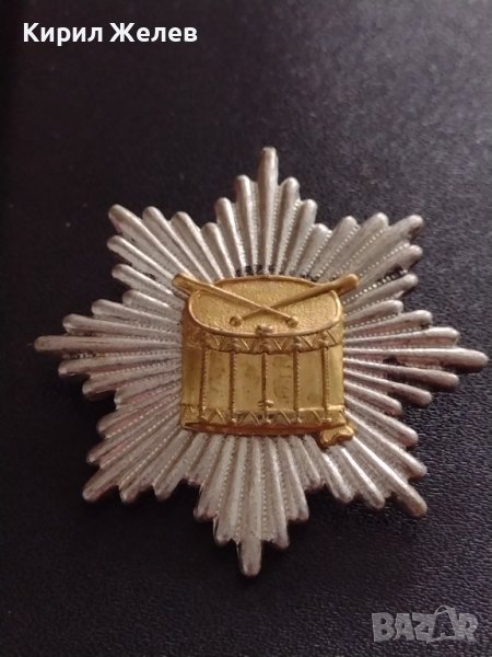 СТАРА ПОСРЕБРЕНА РЯДКА ВОЕННА НАГРАДНА ЗНАЧКА С НОМЕР И ПЕЧАТ ЗА КОЛЕКЦИОНЕРИ 37917, снимка 1