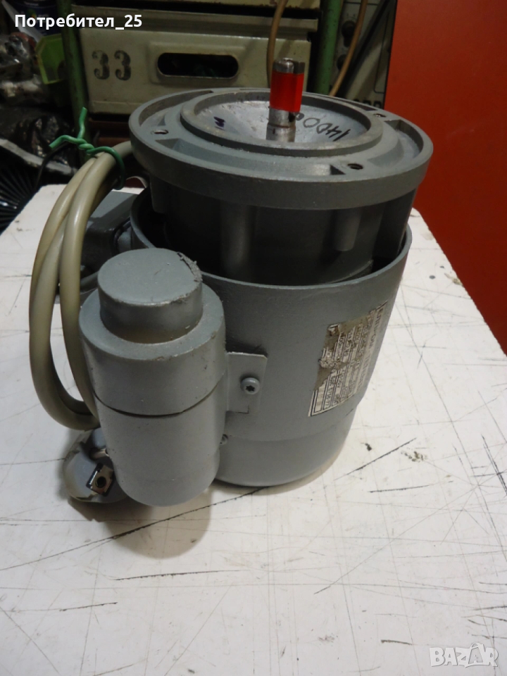 Монофазен ел.мотор 120W -1400 об/мин., снимка 1