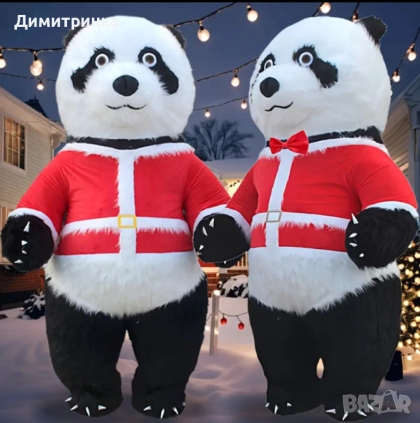 Жилетка за надуваема панда , снимка 1