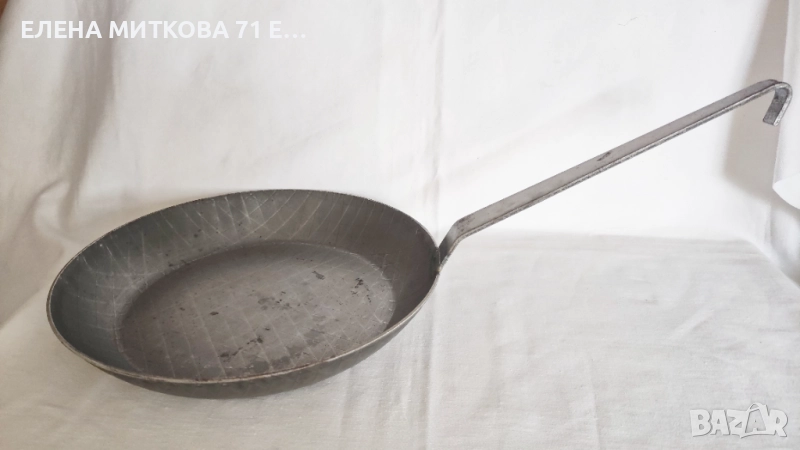 Масивен немски тиган от ковано желязо, снимка 1