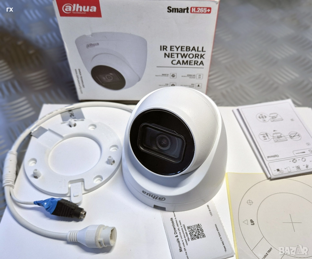 Камера Dahua HDW2431TP-AS (4MP, Starlight, IR 30m) PoE, снимка 1