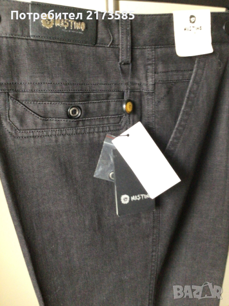 Мъжки спортно-елегантен дънков панталон, снимка 1