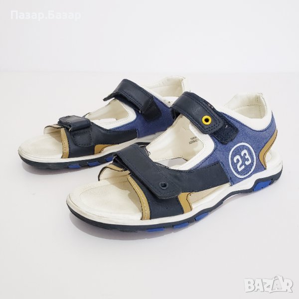 BOYS Детски Кожени Сандали за Момче 37.5-38 23.5см, снимка 1