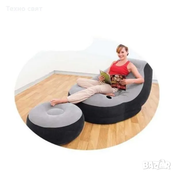 Надуваем фотьойл-кресло СУПЕР УДОБЕН НА ТОП ЦЕНА, снимка 1
