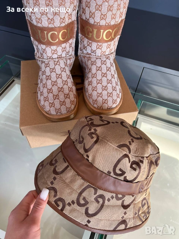 Gucci Дамска Шапка 👒👢 Дамски Боти Гучи - Различни Цветове Код SK554, снимка 1