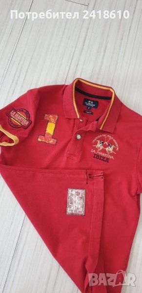 La Martina IBIZA Pique Cotton Slim Fit Mens Size S ОРИГИНАЛНА Тениска!, снимка 1