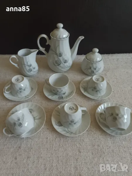 Сервиз за кафе български порцелан , снимка 1