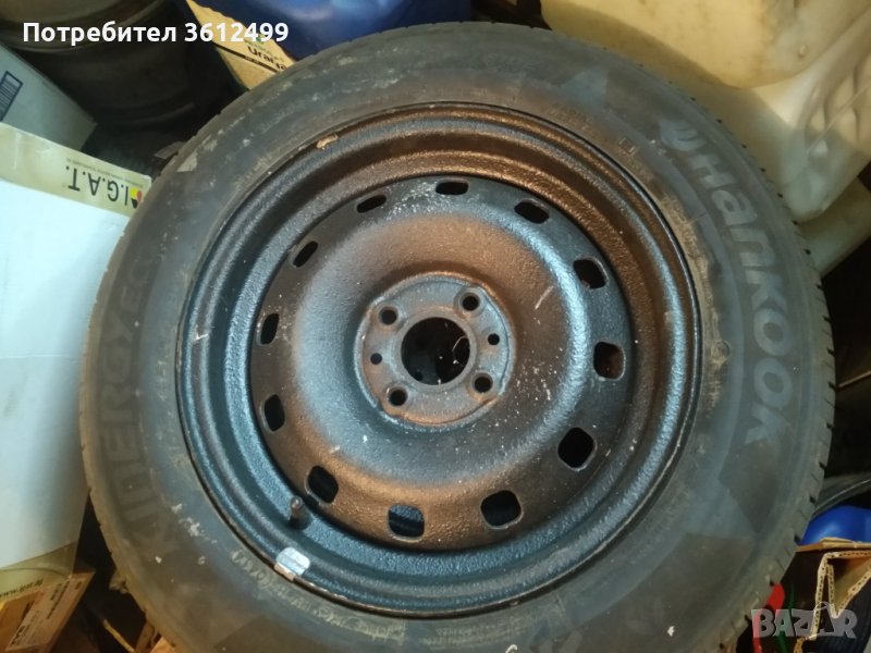 летни гуми със джанти за фият пунто, снимка 1