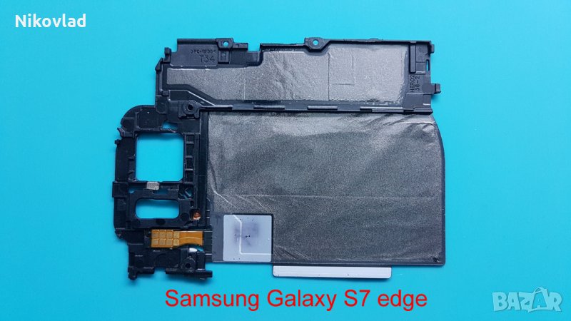 Капак с Qi/PMA wireless charging Samsung Galaxy S7 edge, снимка 1