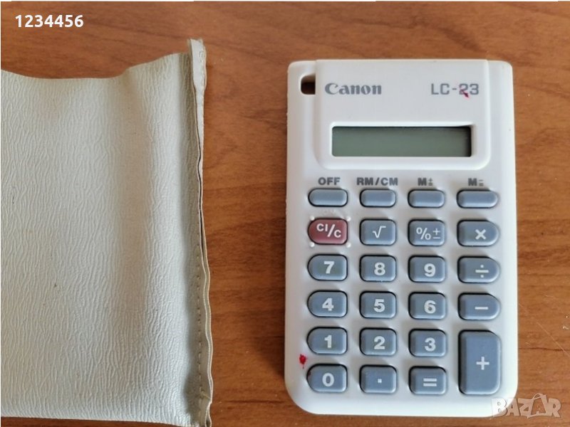 Калкулатор Canon LC-23, джобен, с 8-цифров LCD дисплей, снимка 1