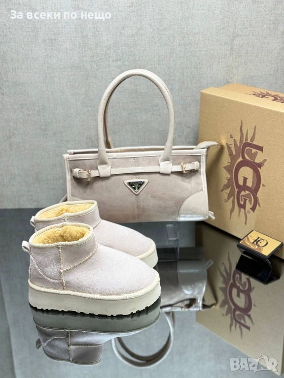 Prada🔝UGG Дамска Чанта🔝Дамски Меки И Топли Боти🔝Меки И Топли Чехли Код SK769, снимка 1