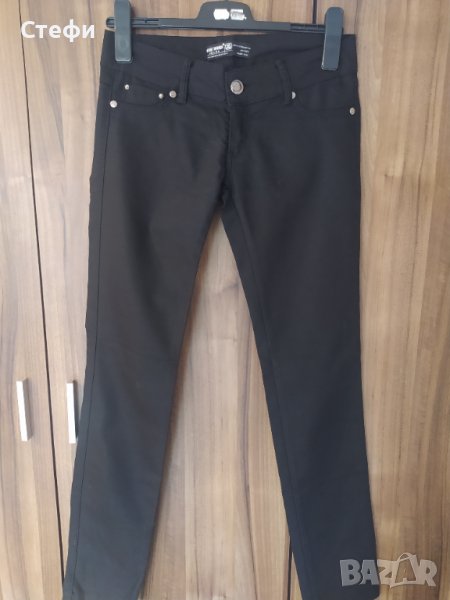 Дамски черен панталон One More Jeans, снимка 1