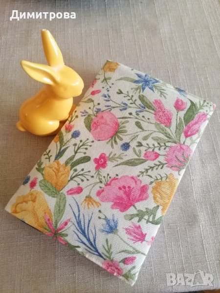 Промоция! Текстилна подвързия/калъф/дрешка/обвивка за книга, тефтер, тетрадка , снимка 1