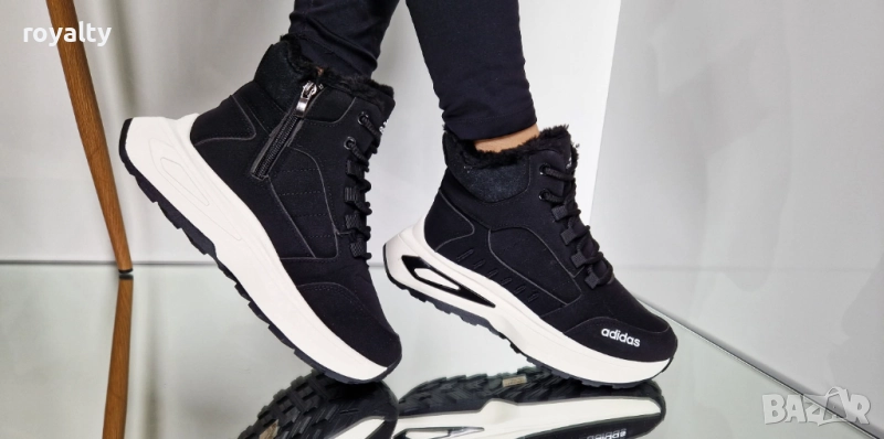 Adidas Черни Зимни Дамски Боти , снимка 1