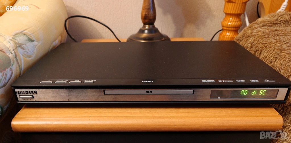 DVD плейър Tom-Tec (DVD968) Черен, снимка 1