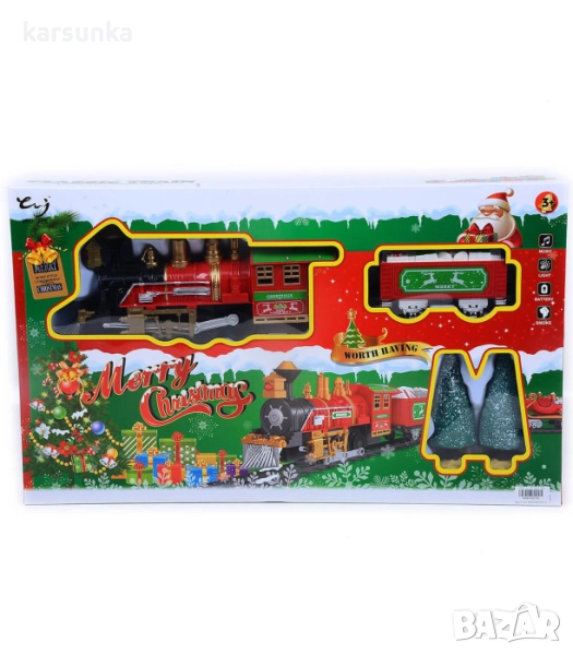 ДЕТСКИ КОЛЕДЕН ВЛАК СЪС ЗВУК И СВЕТЛИНА, снимка 1