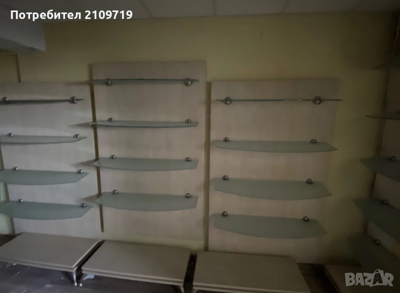 Стъклени рафтове 10мм, снимка 1