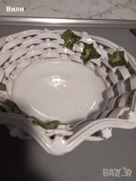 Красива , ръчно изработена фруктиера, снимка 1