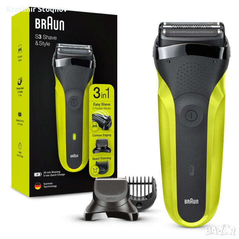 Електрически самобръсначеки Braun Series 3 Style & Shave и Други модели, снимка 1