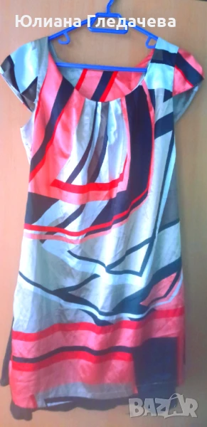 Дамска рокля сатен ,размер L - 9.90, снимка 1