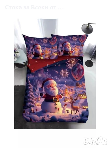 Коледно спално бельо , снимка 1