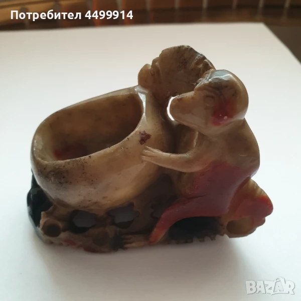 Стара фигура от сапунен камък, снимка 1