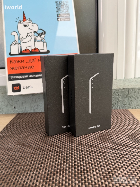 НОВ❗️ НЕразпечатан❗️SAMSUNG S25 Лизинг от 42лв/м Navy / Blueblack / 12/128GB ГАРАНЦИЯ❗️, снимка 1