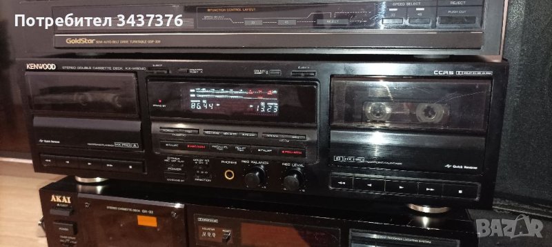 Двукасетен дек Kenwood KX-W8040, снимка 1