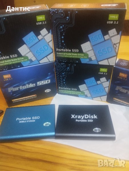 XrayDisk 16TB Solid State Drive , преносим външен SSD диск, високоскоростен SSD твърд диск usb 3.1, снимка 1