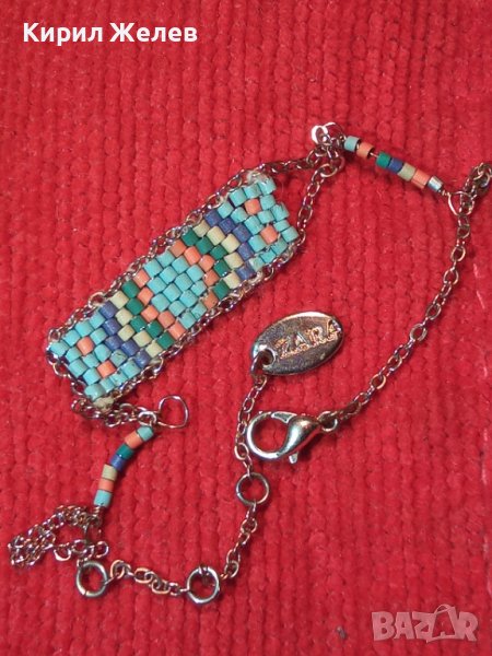 ЗАРА - НЕЖНА ПОЗЛАТЕНА МЪНИСТЕНА МАРКОВА РЪЧНА ИЗРАБОТКА ГРИВНА 14757, снимка 1