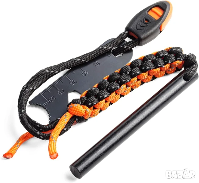 Мултифункционална магнезиева пръчка 6-в-1 за екстремни условия, снимка 1