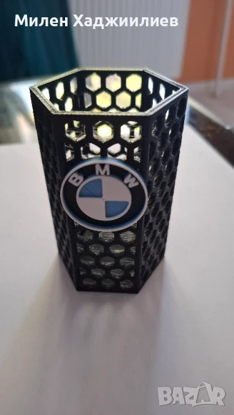 Моливник малък с емблема БМВ, снимка 1