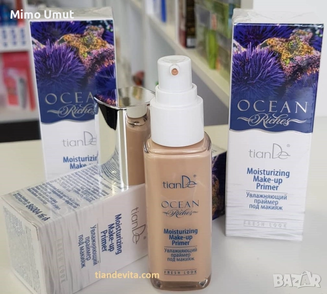 Овлажняваща основа за грим „Ocean Riches“ – праймер за перфектен грим и дълготрайна хидратация! , снимка 1