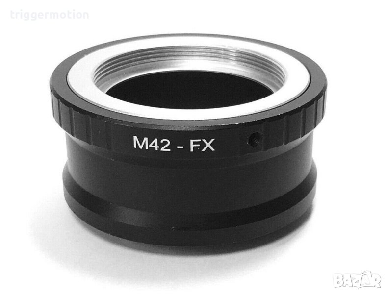 ОТЛИЧЕН! M42-FX Адаптор (преходник) за обектив M42 към Фуджи FX Камера, снимка 1