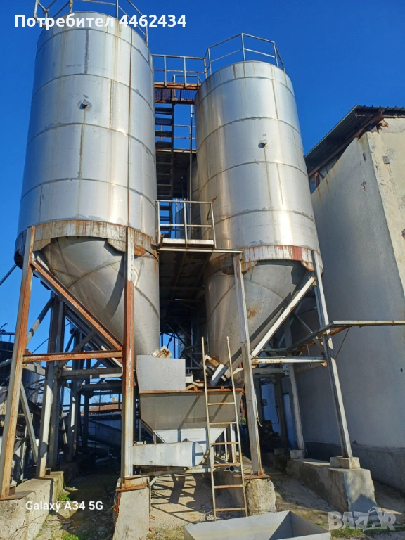 ПРОДАВАМ 6 БРОЯ СИЛОЗИ/СЪД ОТ НЕРЪЖДАВЕЙКА - 38 КУБИКА, снимка 1