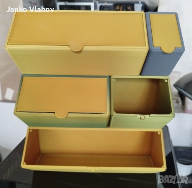 Кутия за съхранение с капак 100 - 50мм, снимка 1