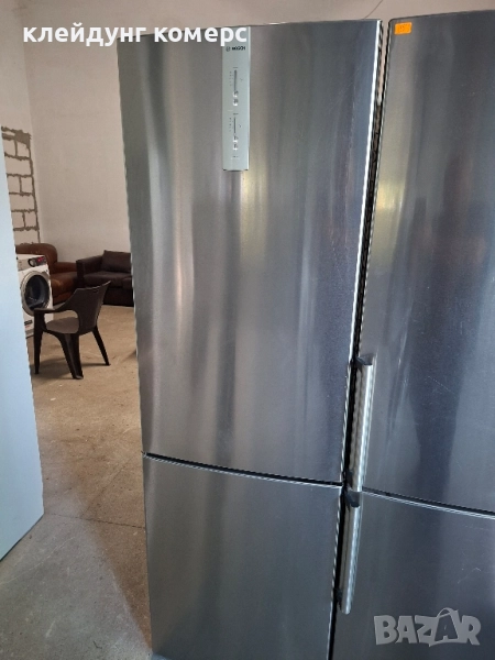Хладилник с фризер BOSCH NO FROST ИНОКС вис.185см. А+++, снимка 1