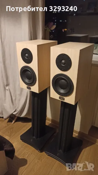 Тонколони Exproject D2.1EX Hi Vi research DYNAUDIO + стойки Swans , снимка 1