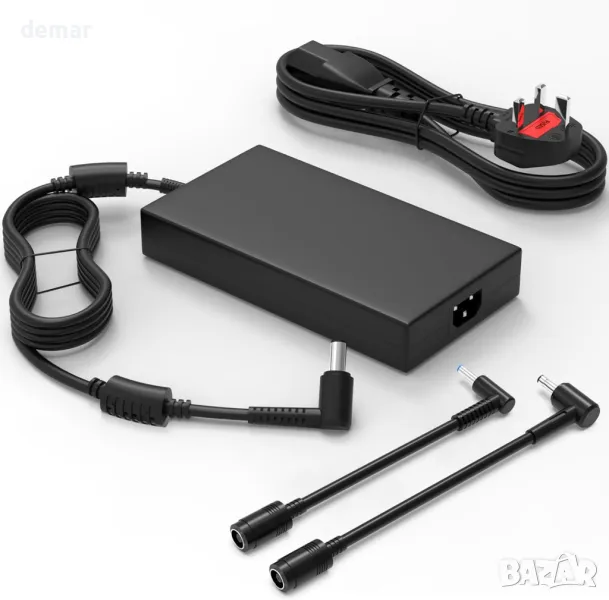 180W променливотоков адаптер за геймърски лаптоп MSI с три конектора 7.4*5.0mm+4.5*3.0mm+5.5*2.5mm, снимка 1