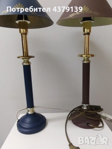 Винтидж настолни лампи , снимка 4 - Настолни лампи - 53615598