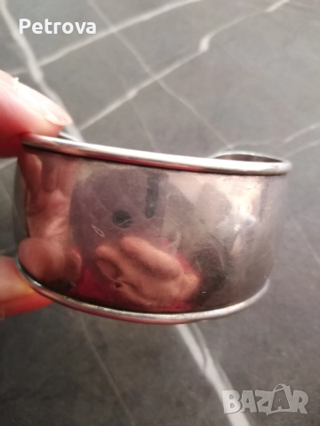 Масивна сребърна гривна MEXICO, снимка 5 - Гривни - 51506695