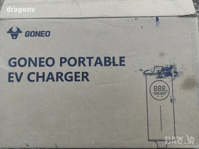 Заряден кабел GONEO тип 2 Schuko 3.68kW 16A 5M за електрически автомобили и Plug-in хибриди
