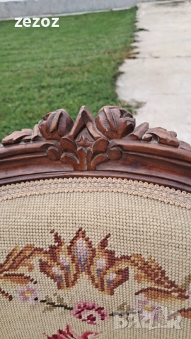 Кресла антикварни махагон 2бр., снимка 10 - Дивани и мека мебел - 52455280