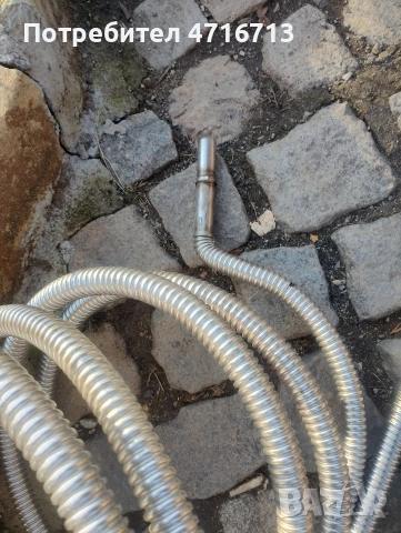 Серпентина от неръждавейка 7 м.дълга и лула , снимка 6 - Други - 53649395