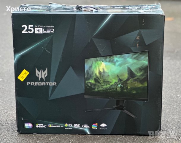 НОВ!!! Гейминг монитор Acer Predator XB3, 62 cm (24.5 Inches), IPS ZeroFrame Monitor , снимка 3 - Монитори - 39457799